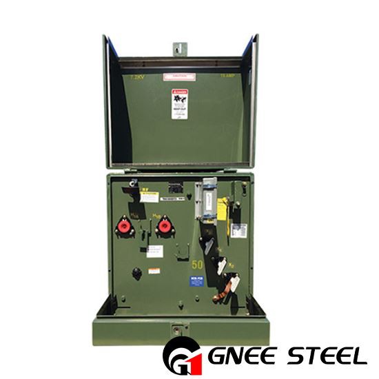 Trawsnewidydd wedi'i osod ar bad un cam 25 kva